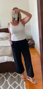 country road Wide Leg Jeans - Black. - Picture 1 of 5