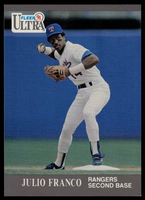 1991 Ultra #348 Julio Franco Texas Rangers - Image 1 of 2