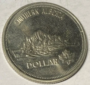 1975 Southern Alberta $1.00 Gaming Token (j) - Picture 1 of 2
