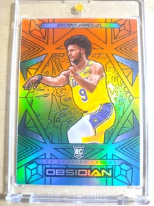 2024-25 Bronny James Jr. Panini Obsidian Rookie Hot Springs RC/15 como nuevo 🔥🔥 - Imagen 1 de 3