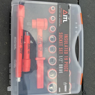 ITL 19 Piece 1/2" Drive Insulated Bi Hexagon Socket Set - image 1 of 4