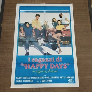 Manifesto originale I ragazzi di happy days 1979 Sbucciature, sbafo di stampa... - Picture 1 of 1