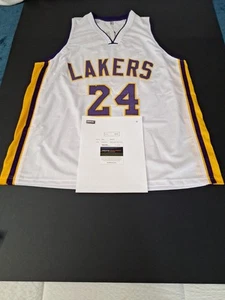 SIGNED AUTOGRAPHED KOBE BRYANT LOS ANGELES LAKERS JERSEY WITH COA - Picture 1 of 16