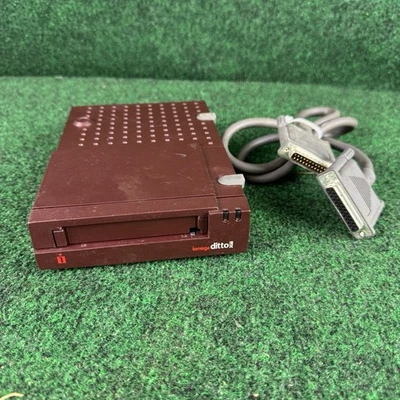 IOmega Ditto 2GB PPT Tape Drive external IO2000-PX Parallel No Power Cord - Image 1 of 4