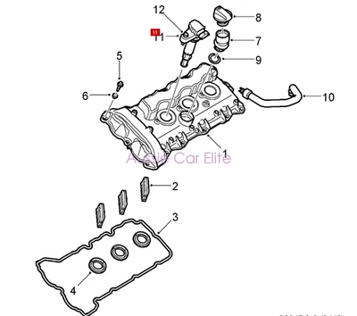 6x Conjunto de bobina de encendido OEM NGK para 2003-08 ALFA ROMEO 159 939 Sportwagon 3.2 Foto 1 de 4