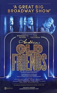 Póster/tarjeta de ventana de Sondheim’s Old Friends West End Bernadette Peters Broadway - Imagen 1 de 1