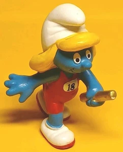 Schleich®  Schlumpf Staffelläuferin Puffi Pitufo Schtroumpf Smurf™(Nr.758) - Picture 1 of 2