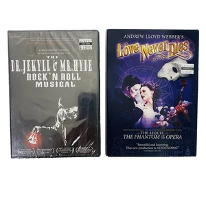 Combo DVD musical Love Never Dies (suite fantôme) et Dr. Jekyll & Mr. Hyde neuf - Photo 1/8