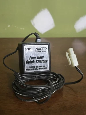 NIKKO 1212 4 Hour Quick Charge R/C BLACK Battery Charger 1212 NiCad Replacement  - Image 1 of 4