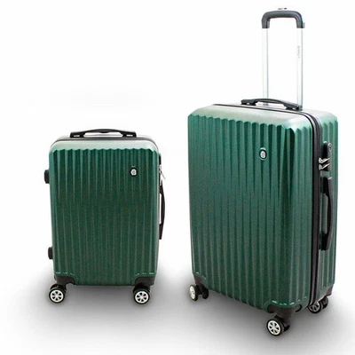 Reisekofferset Trolley Koffer Hartschale General 2tlg M+L Grün BARUT - Bild 1 von 4
