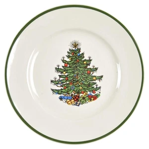Cuthbertson Christmas Tree Bread & Butter Plate 98102 - Picture 1 of 1