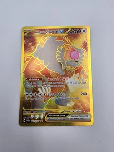 Pokémon TCG Bloodmoon Ursaluna EX Twilight Masquerade Gold Rare 222/167 NM - Picture 1 of 4