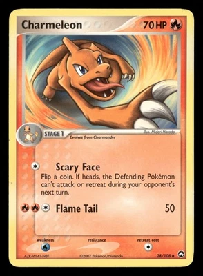 Charmeleon - 28/108 - Uncommon - EX Power Keepers - Pokemon Card - MP - Image 1 of 2
