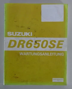Manual de Taller/Manual de Operación Suzuki Dr 650 S/E Enduro Stand 11/1995 - Imagen 1 de 2