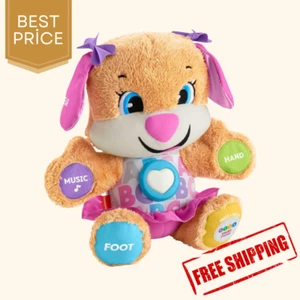 Fisher-Price Plush Dog Baby Toy with Lights Music and Smart Stages Learning Cont - Picture 1 of 6
