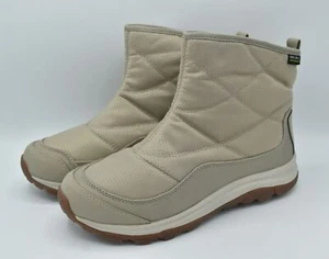 Keen Women Size 8.5 Terradora II Waterproof Pull On Birch Taupe Ankle Snow Boots - Picture 1 of 12