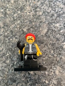 GENUINE LEGO MOTORCYCLE MECHANIC MINIFIGURE FROM CMF SERIES 10 - Picture 1 of 3