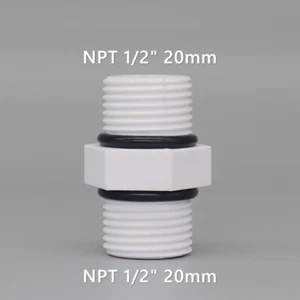 Quick Connect Tube Fittings Male Thread Striaght RO Reverse Osmosis Water Filter - Picture 1 of 18