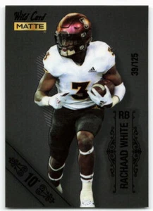 2022 Rachaad White Wild Card Matte Black 10 Points Green Foil Rookie 39/125 - Picture 1 of 2