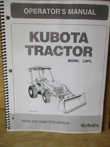 Manual de operador Kubota L39TL 32781-19724 - Imagen 1 de 6