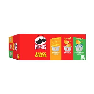 Pringles Variety Pack Potato Crisps Chips Never Greasy Lunch Snacks 18 Count - Picture 1 of 10