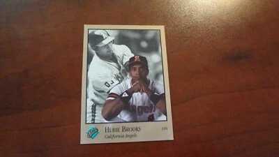 1992 LEAF STUDIO# 142 HUBIE BROOKS   BASEBALL CARD - Image 1 of 2