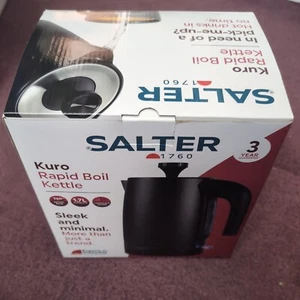 (SF) Salter Kuro Rapid Boiler Kettle, 1.7l, Black, Brand New - Picture 1 of 4