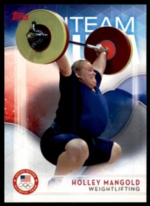 2016 TOPPS US OLYMPIC TEAM HOLEY MANGOLD WEIGHTLIFTING #17 - Picture 1 of 2