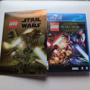 Star Wars Lego The Force Awakens Deluxe Edition PS4 w/ HOLOGRAPHIC Cover - Picture 1 of 7
