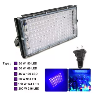 395 nm UV Härtungslicht 20-50 W LED Druck Beleuchtung Härtungslampe US-Stecker - Bild 1 von 17