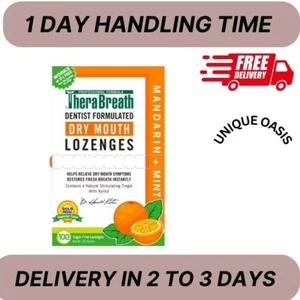 TheraBreath Dry Mouth Mandarin Mint Lozenges, 100 count, 165 g - Picture 1 of 1