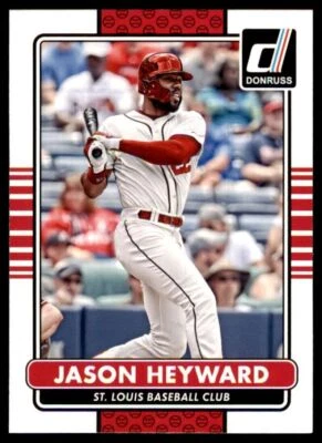 Tarjeta de béisbol Donruss Jason Heyward 2015 Cardenales de San Luis #51 Foto 1 de 2