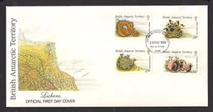 British Antarctic Territory BAT FDC Scott 149-152 1989 Lichens - Picture 1 of 1