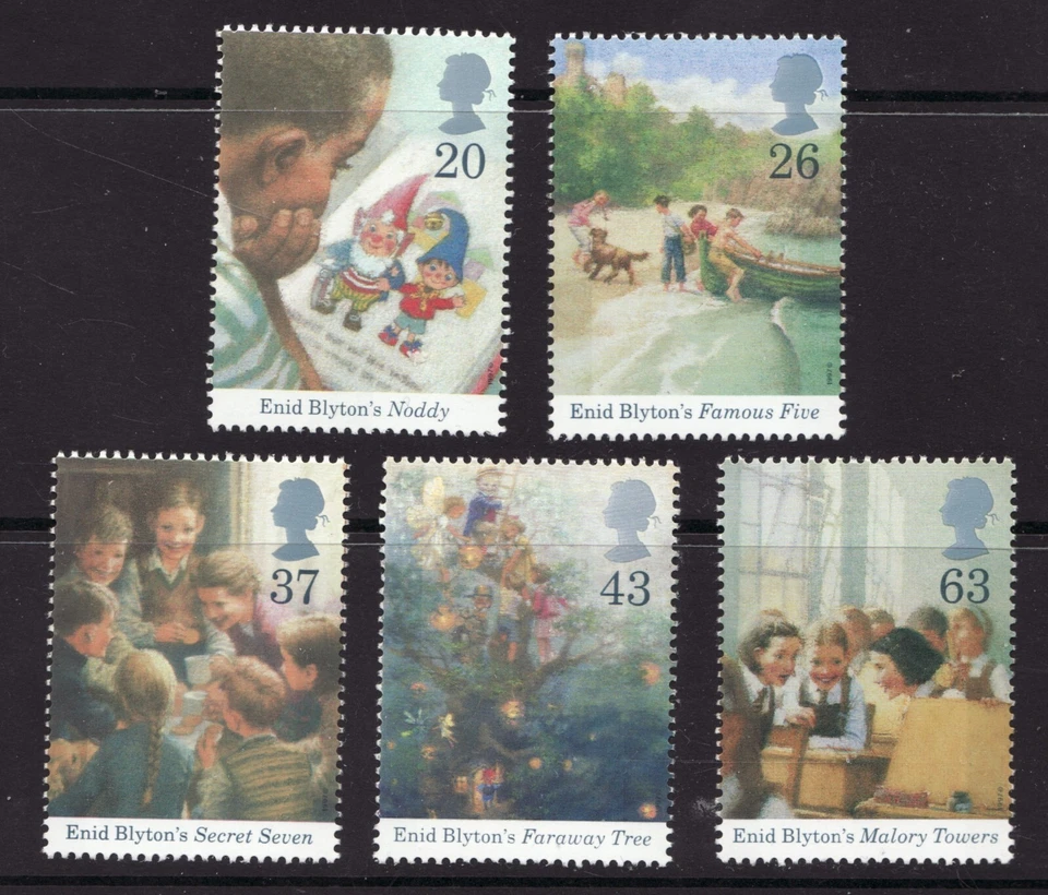 1997 Great Britain Sc #1771-75 Children's Books by Enid Blyton - MNH Cv$5.30 - Image 1 of 1