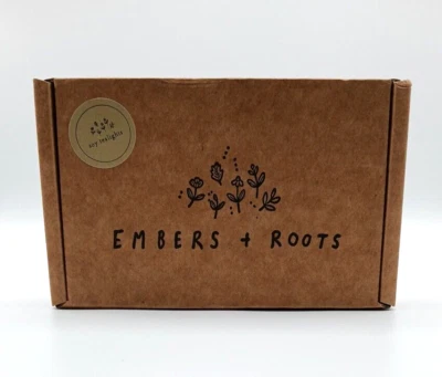 EMBERS & ROOTS SOY TEALIGHT CANDLES X 6 (COMES AS A SET OF 3) CANDLE SHELF - Image 1 of 4