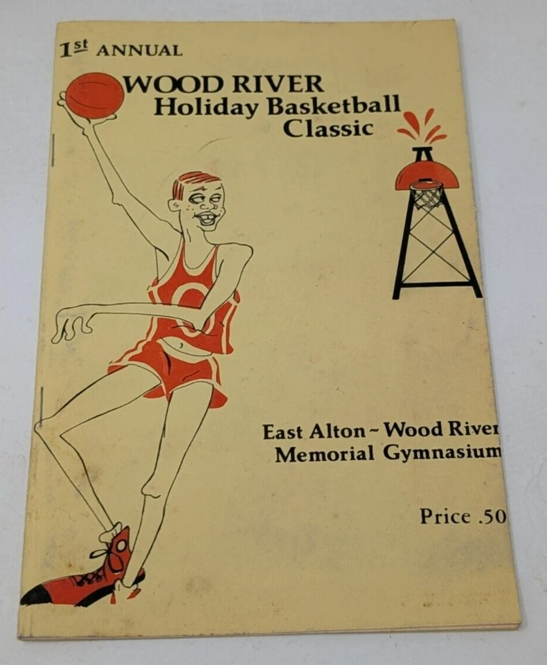 Wood River Holiday Basketball Classic High School Program Alton Grantie City VTG - Image 1 of 4