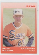 1988 Star Hagerstown Suns Scott Evans #5
