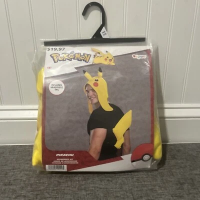 Adult Pokemon Pikachu Costume Accessory Kit For Age 14 And Up - Image 1 of 4