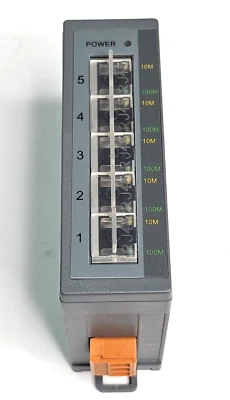 ICP DAS NS-205 5-Port Industrial Ethernet Switch NS205 - Image 1 of 4