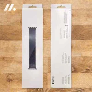 Genuine New Apple Watch Strap Braided Solo Loop Band CHARCOAL. Various Sizes. - Picture 1 of 4