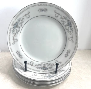 Set Of 4 Diane By Wade Fine Porcelain China 6-3/8" Bread Plates Retired SP35 - Picture 1 of 4