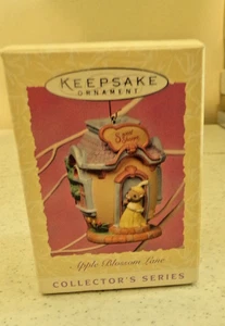 HALLMARK APPLE BLOSSOM ROSE 1997 SPRING COLLECTION ORNAMENT NIB 3rd in Series - Picture 1 of 6