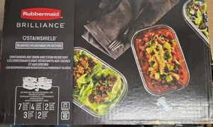 Rubbermaid Brilliance 36pc  set  18 containers,  NEW - Picture 1 of 2