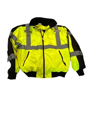 Utility Pro High Vis Jacket With Removable Liner/Hood Large. Teflon Infused - Image 1 of 4