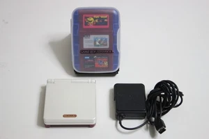 Nintendo Game Boy Advance SP Famicom Color Edition Console w/ GBA 3 Games! - Picture 1 of 21
