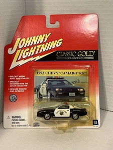 Johnny Lightning 1992 Chevy Camaro RS Highway Patrol Cop CLASSIC GOLD 1:64 '92 - Picture 1 of 4