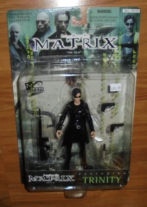 Matrix The Film TRINITY with Coat Actionfigur WB 1999 - Bild 1 von 5