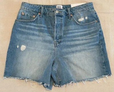 Urban Outfitters BDG Women’s 90’s Long Inseam Jean Shorts Button Fly Sz 32 NEW - Image 1 of 4