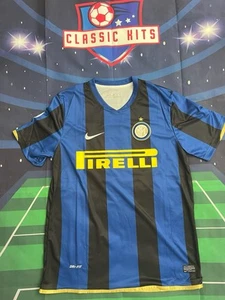Zlatan Ibrahimovic 08-09 Inter Milan Home Retro Jersey #8 - Picture 1 of 15