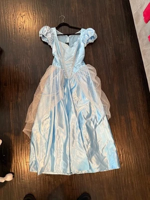 Vestido Cenicienta Azul Claro - SOLO VESTIDO. Mujer Grande Foto 1 de 4